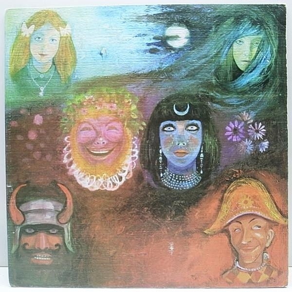 レコードメイン画像：美品 マト1 初版 Pink UK 英 オリジナル KING CRIMSON In The Wake Of Poseidon ('70 Island) ポセイドンのめざめ