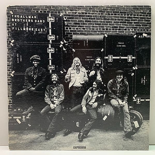 レコードメイン画像：【ATGP刻印＆ATDK刻印／初版BROADWAY／PINKラベル】良好!! 2LP 米 USオリジナル ALLMAN BROTHERS BAND At Fillmore East ('71 Capricorn)