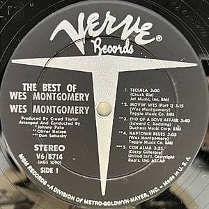 WES MONTGOMERY / The Best Of 〜 (LP) / Verve | WAXPEND RECORDS