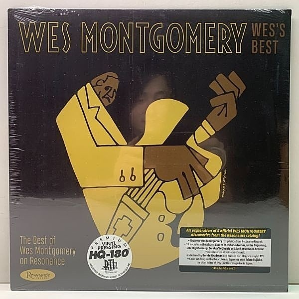 レコードメイン画像：【デビュー以前～直前～絶頂期までの好演！】未開封 USオンリー WES MONTGOMERY Wes's Best: The Best Of ～ On Resonance レコード LP
