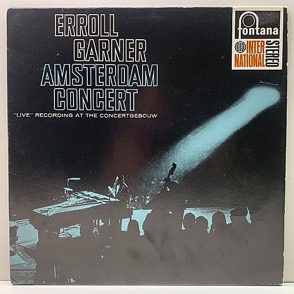 レコードメイン画像：【鉄板トリオで贈るアムステルダム・コンサート】蘭プレス ERROLL GARNER Amsterdam Concert (Fontana) w/ Eddie Calhoun, Kelly Martin