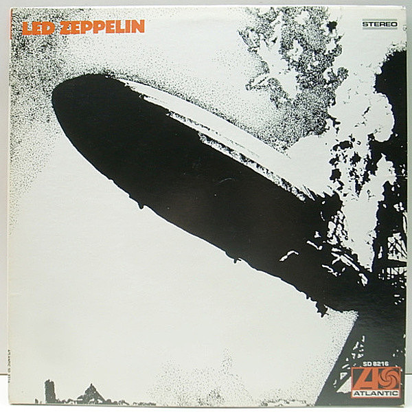 レコードメイン画像：レアな美品!!《初版・手書きAマト》US 完全オリジナル LED ZEPPELIN I ('69 Atlantic) デビュー／1st 米国 初回プレス LP