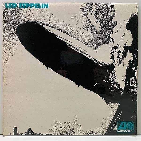 レコードメイン画像：入手難【極上美】ターコイズ 赤紫ラベ UKオリジナル LED ZEPPELIN 1st ('69 Atlantic 588171) Turquoise Lettering, RED&PLUM*