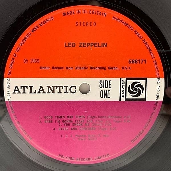 LED ZEPPELIN / I (LP) / Atlantic | WAXPEND RECORDS LED ZEPPELIN / I (LP) / Atlantic | WAXPEND RECORDS