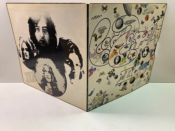 帯付きLP　Led Zeppelin III 　P10106A エ Led Zeppelin – Led Zeppelin III 1976 Japan LP with poster
