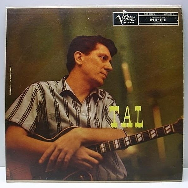 レコードメイン画像：良盤!! 黄色トランペッター 深溝 MONO オリジナル TAL FARLOW Tal ('56 Verve) EDDIE COSTAE, VINNIE BURKE