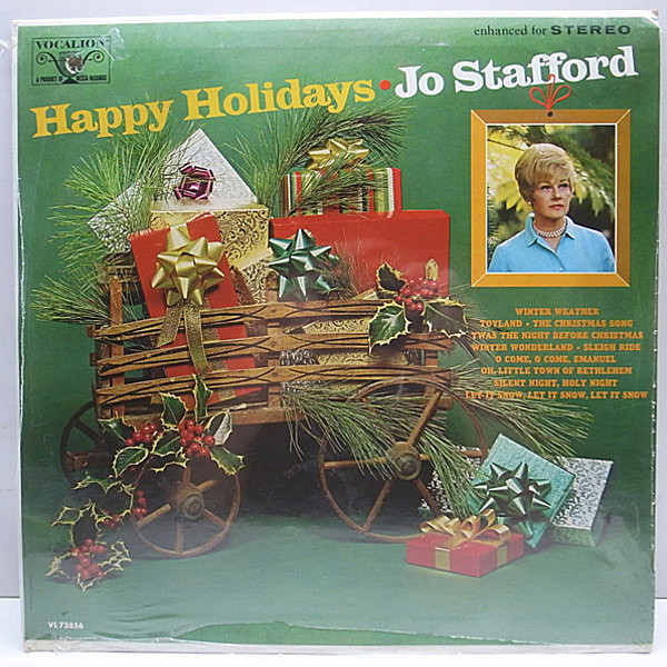 レコードメイン画像：未開封!! US Vocalion JO STAFFORD Happy Holidays / クリスマス