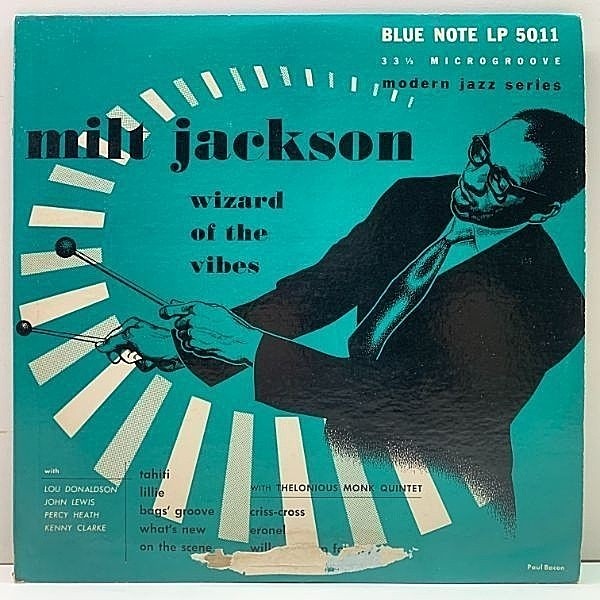 レコードメイン画像：USオリジナル [FLAT, 額縁, LEXINGTON] MILT JACKSON Wizard Of The Vibes (Blue Note BLP 5011) THELONIOUS MONK, LOU DONALDSON