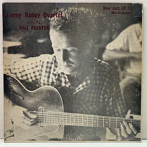 レコードメイン画像：入手難!! 10'' 原盤 USオリジナル JIMMY RANEY QUARTET Featuring HALL OVERTON (New Jazz NJLP 1101) w/ Teddy Kotick, Art Mardigan