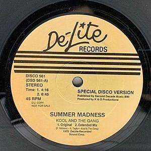 レコード画像：KOOL & THE GANG / Summer Madness