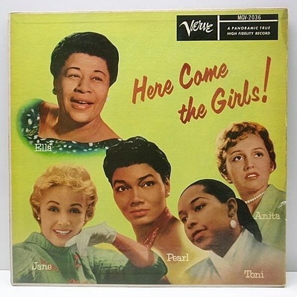 レコードメイン画像：MONO USオリジ Here Come The Girls / ANITA O DAY TONI HARPER
