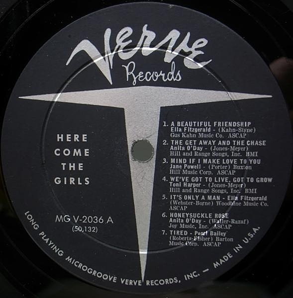 here come the girls/V.A./アナログLPレコード Here Come The Girls – Vinyl (LP, Compilation), 1956