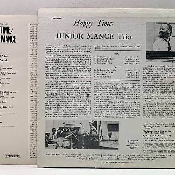 ジュニア・マンス・トリオ　ハッピー・タイム　US盤　オリジナル　レコード ジュニア・マンス・トリオ / Happy Time [※輸入盤,生産国:US