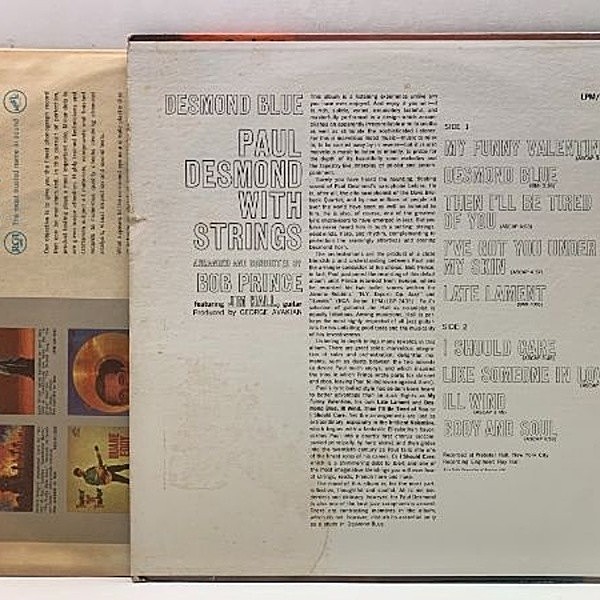 PAUL DESMOND / Desmond Blue (LP) / RCA Victor | WAXPEND RECORDS