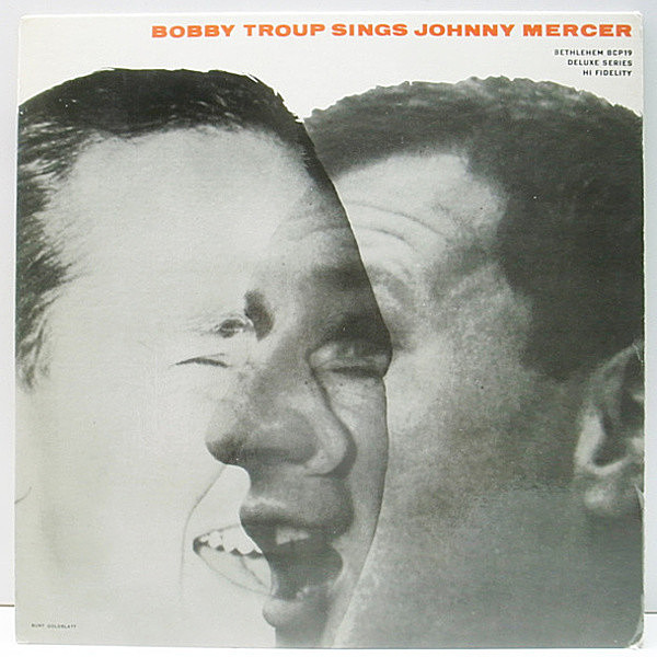 レコードメイン画像：美盤!! FLAT MONO 1stリーフ 深溝 USオリジナル BOBBY TROUP Sings Johnny Mercer (Bethlehem BCP19) HOWARD ROBERTS ほか