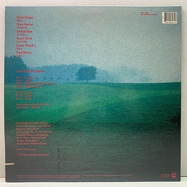 CHICK COREA / GARY BURTON / Lyric Suite For Sextet (LP