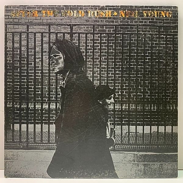 レコードメイン画像：良好品!! ポスター完品【初版マトRe-1・別テイク】USオリジ W無し NEIL YOUNG After The Gold Rush ('70 Reprise) Nils Lofgren表記のみ