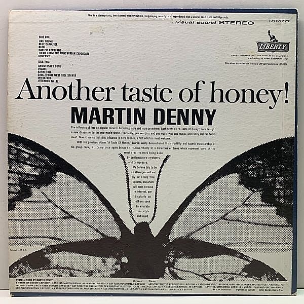 A58 Martin Denny: A Taste Of Honey, 1962 Liberty Records LST-7237