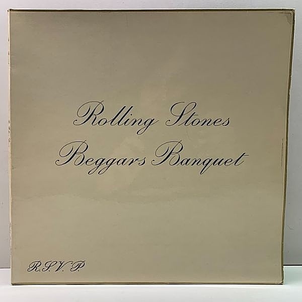 レコードメイン画像：【w/ソノシート他】美品 国内初版 直輸入盤 EXPORT, UKプレス ROLLING STONES Beggars Banquet ('68 London PS 539) GFコーティング仕様