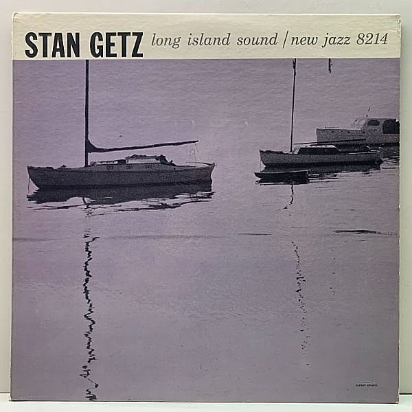 レコードメイン画像：US MONO NJ, Purple 深溝 STAN GETZ QUARTETS Long Island Sound ('59 New Jazz) Al Haig, Percy Heath, Roy Haynes ほか
