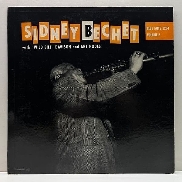 レコードメイン画像：レアな美品!! 完全オリジナル【FLAT, 額縁, LEXINGTON】SIDNEY BECHET Giant Of Jazz Volume 2 (Blue Note BLP 1204) 手書きRVG 耳 深溝