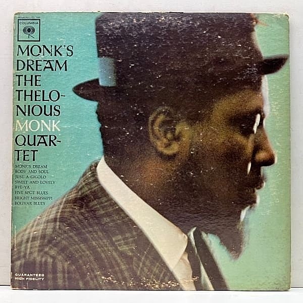 レコードメイン画像：USオリジナル MONO GUARANTEED 2eyeラベ THELONIOUS MONK Monk's Dream (Columbia CL 1965) CHARLES ROUSE モンク・カルテットのベスト演奏