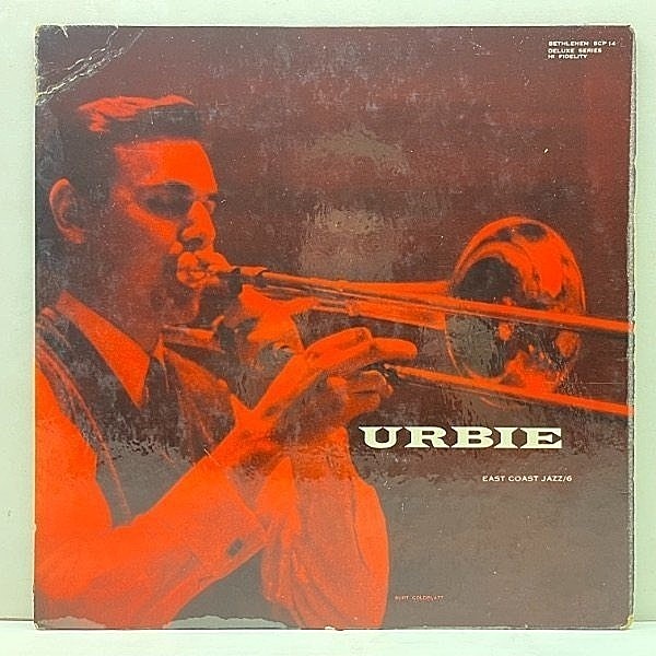 レコードメイン画像：USオリジナル FLAT 1stリーフ 深溝 URBIE GREEN East Coast Jazz #6 (Bethlehem BCP-14) w/ Danny Bank, Jimmy Lyon, Oscar Pettiford