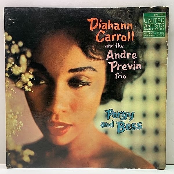 レコードメイン画像：良好盤!! MONO 初版 赤ラベル 深溝 USオリジナル DIAHANN CARROLL And The ANDRE PREVIN TRIO Porgy And Bess (United UAL 4021) モノラル