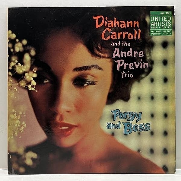 レコードメイン画像：良好!! MONO 初版 赤ラベル 深溝 USオリジナル DIAHANN CARROLL And The ANDRE PREVIN TRIO Porgy And Bess (United UAL 4021) モノラル
