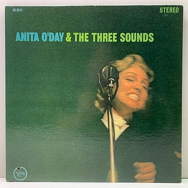 レコードメイン画像：良好品!! USオリジナル ANITA O'DAY & THE THREE SOUNDS ('62 Verve) GFコート 米 初回プレス LP いつか王子様が 他