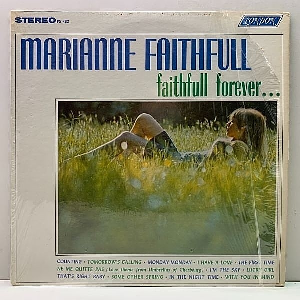 レコードメイン画像：【本国イギリスでは未発売】USオリジナル MARIANNE FAITHFULL Faithfull Forever ('66 London) マリアンヌ・フェイスフル 永遠の歌 LP