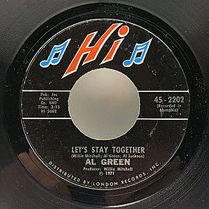 レコード画像：AL GREEN / Let's Stay Together