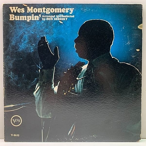 レコードメイン画像：レアなモノラル極美盤!! MONO VANGELDER刻印 USオリジナル WES MONTGOMERY Bumpin' ('65 Verve V-8625) w/ Roger Kellaway, Bob Cranshaw