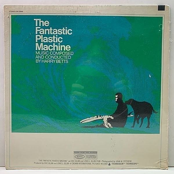 レコードメイン画像：激レア!! シールド未開封 USオリジナル『The Fantastic Plastic Machine』O.S.T / HARRY BETTS ('69 Epic) 良コンディションは入手難!!