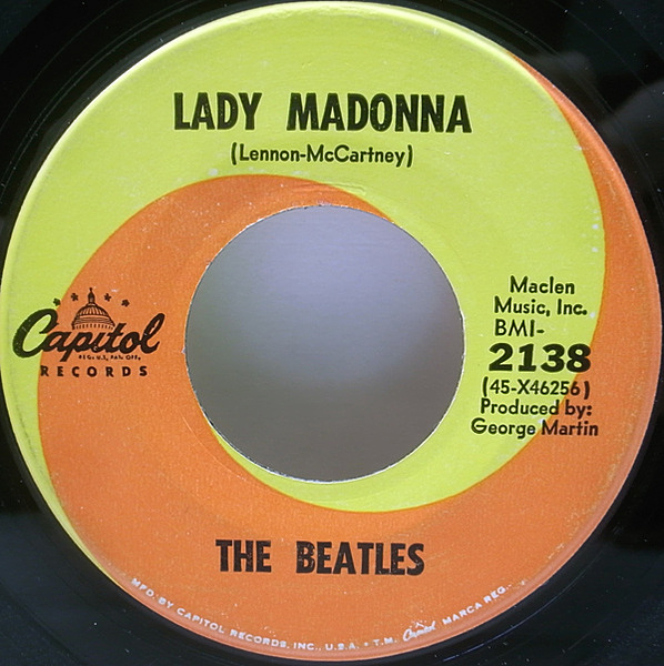 BEATLES / Lady Madonna (7) / Capitol | WAXPEND RECORDS
