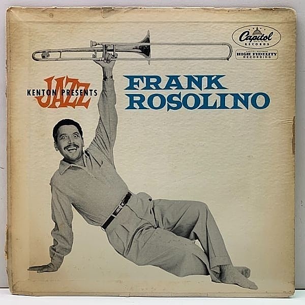 レコードメイン画像：【w/Charlie Mariano】良好盤!音抜群! 10'' FLAT USオリジナル FRANK ROSOLINO (Capitol H 6507) MONO 初回リングパープル Pete Jolly