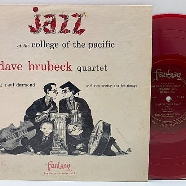 The Paul Desmond Quintet Fantasy F-1520 プロモ白ラベル 赤盤