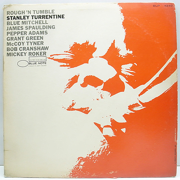 レコードメイン画像：美再生!! MONO NEWYORK オリジナル STANLEY TURRENTINE Rough 'N Tumble (Blue Note BLP 4240) BLUE MITCHELL, GRANT GREEN 他