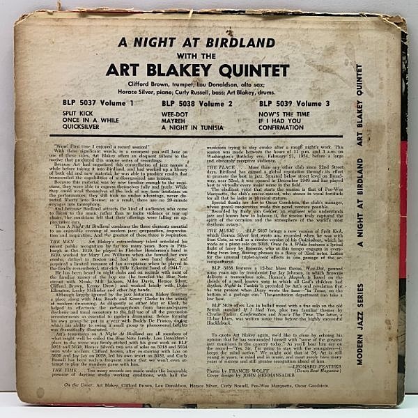 レキシントンオリジ★ART BLAKEY/A NIGHT AT BIRDLAND BLAKEY,ART - Night At Birdland Vol 1 - Amazon.com Music