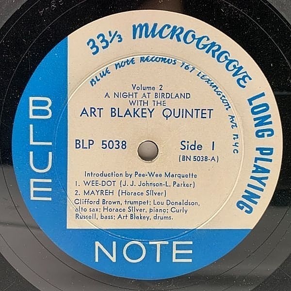 ART BLAKEY「A NIGHT AT BIRDLAND」レコード 未開封 ART BLAKEY - Art Blakey Quintet - A Night At Birdland Vol. 2