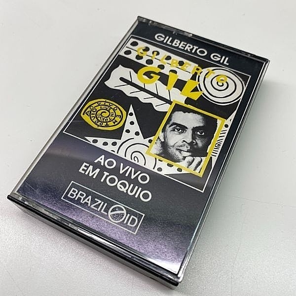 レコードメイン画像：希少 US製 CASSETTE TAPE／テープ GILBERTO GIL Ao Vivo Em Toquio (Braziloid) ジルベルト・ジル 来日公演収録 カセット