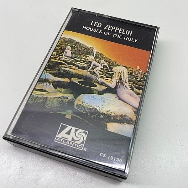 レコードメイン画像：US製 CASSETTE TAPE／テープ LED ZEPPELIN Houses Of The Holy (Atlantic) レッド・ツェッペリン Rain Song カセット