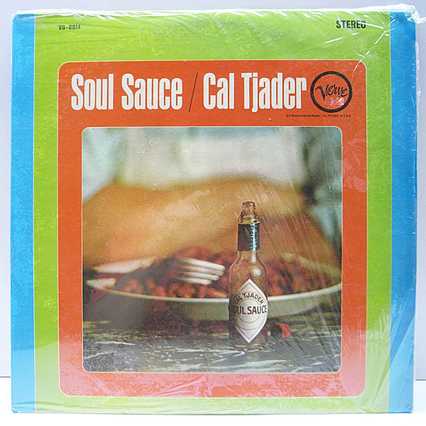 レコードメイン画像：シュリンク付き VANGELDER刻印 USオリジナル CAL TJADER Soul Sauce ('65 Verve) アフロ・テイストの激渋ラテン・ジャズ Afro-Blue 収録