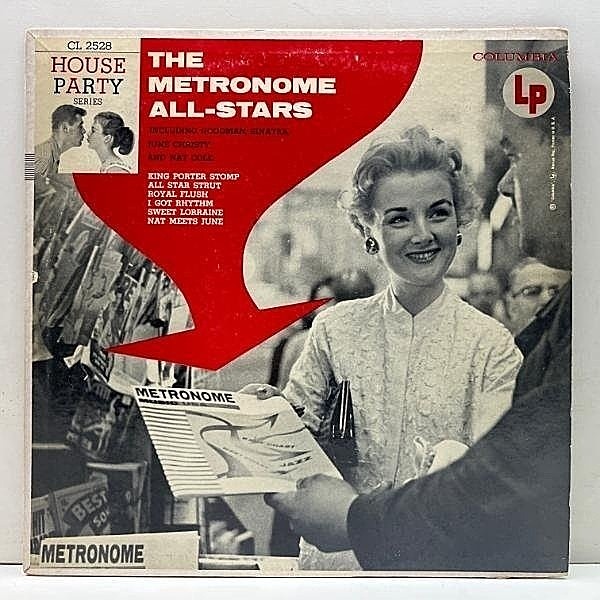 レコードメイン画像：良好盤!! 10インチ MONO USオリジナル 6eye 深溝 METRONOME ALL STARS ('55 Columbia) June Christy & Nat King Cole / Frank Sinatra
