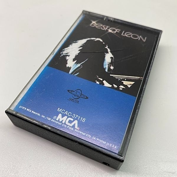 レコードメイン画像：CASSETTE TAPE／テープ LEON RUSSELL Best Of Leon ('80 MCA) レオン・ラッセル 名曲 A Song For You ほか 全12曲収録のベスト作品