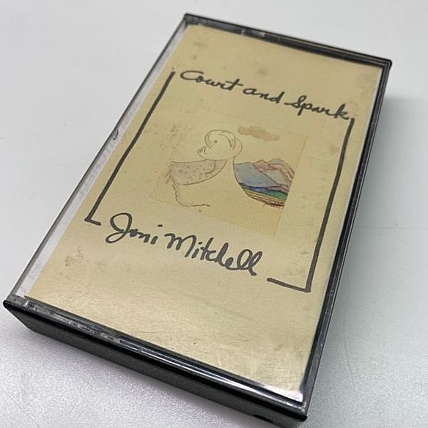 レコードメイン画像：US製 CASSETTE TAPE／テープ JONI MITCHELL Court And Spark ('74 Asylum) Larry Carlton, Tom Scott ほか