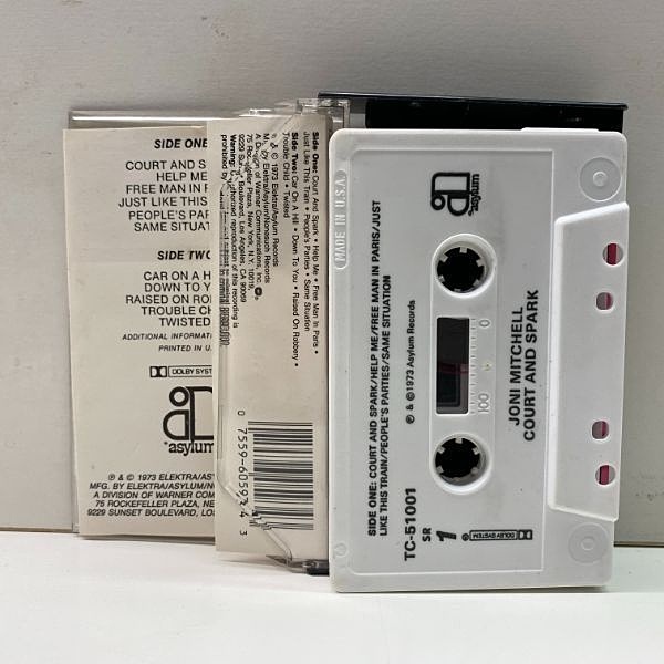 JONI MITCHELL / Court And Spark (CASSETTE TAPE) / Asylum