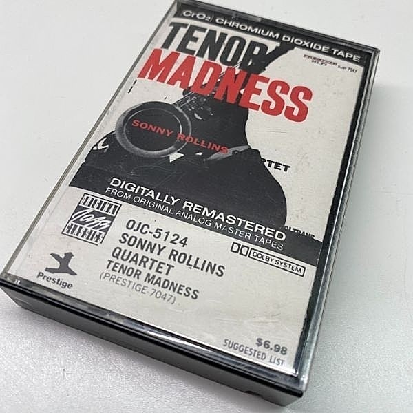 レコードメイン画像：US製 CASSETTE TAPE／テープ SONNY ROLLINS Tenor Madness ('84 Prestige) 若きJOHN COLTRANEとの共演