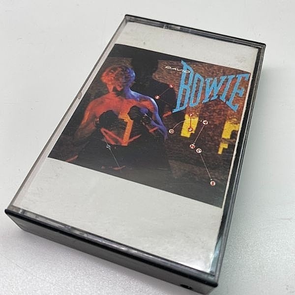 レコードメイン画像：US製 CASSETTE TAPE／テープ DAVID BOWIE Let's Dance ('83 EMI) デヴィッド・ボウイ '83年当時の米国カセット