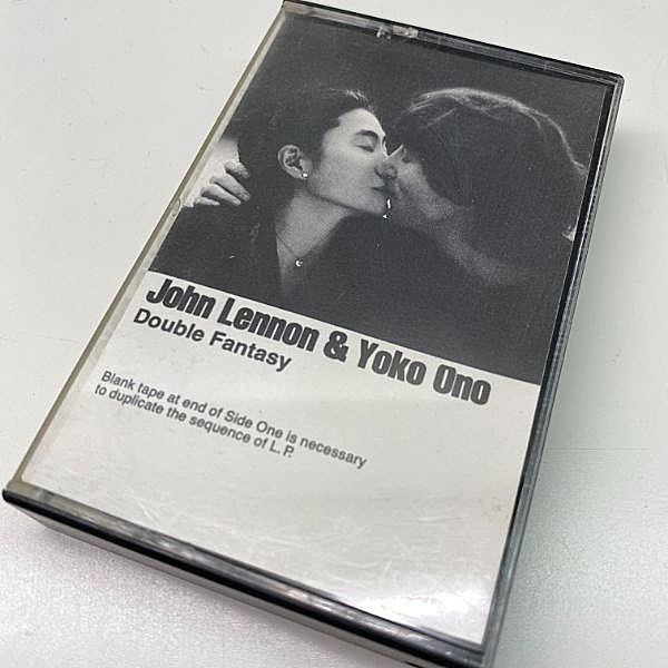 レコードメイン画像：US製 CASSETTE TAPE テープ JOHN LENNON / YOKO ONO Double Fantasy ('80 Geffen) 追悼盤 ラスト・アルバム '80年当時の米国カセット